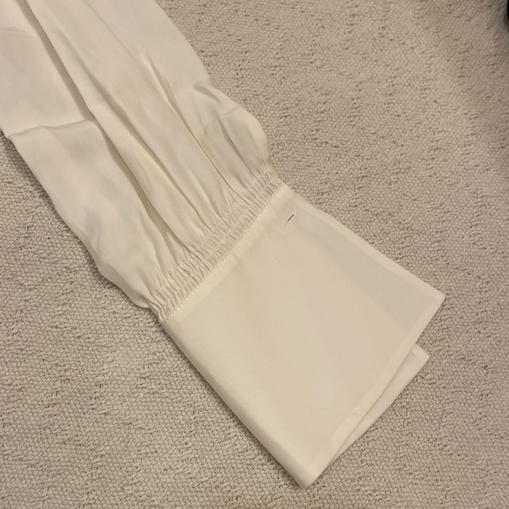 Frame Ruched Silk Blouse - Picture 6 of 7